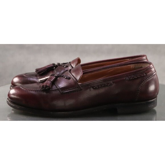 Johnston & Murphy Aristocraft Men\'s Tassel Loafer Shoes Size 10 D Leather Cognac main image 11